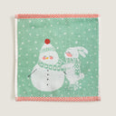 Snow Green 100% Organic Cotton Hand Towel 30 x 30 cm