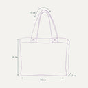 Happy Tony %100 Organik Pamuk Nakışlı Panama Çanta