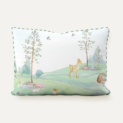 Arcadia %100 Organik Pamuk Dolgulu Biyeli Bebek Kırlent