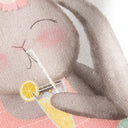 Loulou %100 Organik Pamuk Dolgulu Biyeli Bebek Kırlent