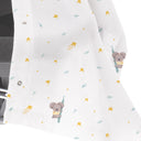 UV Korumalı Koko Müslin Çıtçıtlı Puset Örtüsü (UPF 30+)