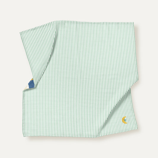 Little Wonderland %100 Organik Pamuk, Nakışlı Çift Taraflı Örtü - 100x100cm