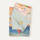 Little Wonderland %100 Organik Pamuk Nakışlı Çift Taraflı Örtü 100x100 cm