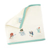 Uni %100 Organik Pamuk İlk Havlum - 30x30cm -Mint Biyeli