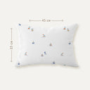 Little Sailor %100 Organik Pamuk Saten Bebek Yastık Kılıfı 35 x 45 cm