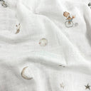 Circus %100 Organik Pamuk Yıkanmış Müslin Örtü 115 x 115 cm