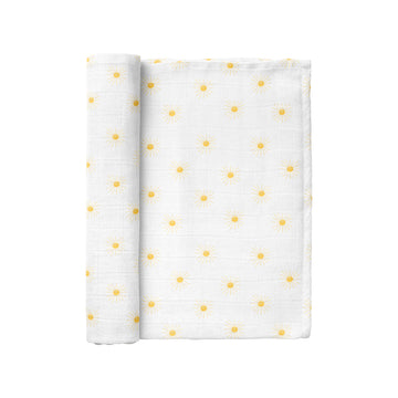 Soleil 100% Cotton Washed Muslin Blanket - 115x115 cm