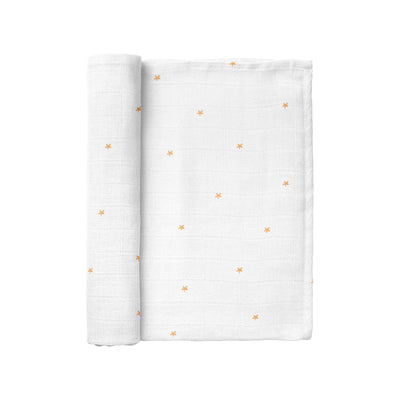 Stars Big & Bold %100 Organik Pamuk Müslin Örtü 115 x 115 cm