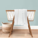 Aqua %100 Organik Pamuk Nakışlı Müslin 2'li Örtü Seti 90 x 90 cm