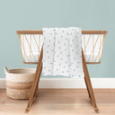 Aqua %100 Organik Pamuk Nakışlı Müslin 2'li Örtü Seti 90 x 90 cm