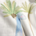Dino 100% Organic Cotton Muslin 2-Piece Cover Set 90 x 90 cm