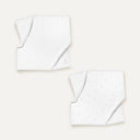 Feather %100 Organik Pamuk Nakışlı Müslin Örtü Seti 90 x 90 cm