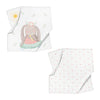Loulou 100% Cotton Muslin Blanket Set (90x90 cm 2-piece)