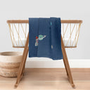 Space Planet %100 Organik Pamuk Müslin 2'li Örtü Seti 90 x 90 cm