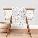 Space Planet 100% Organic Cotton Muslin 2-Piece Cover Set 90 x 90 cm