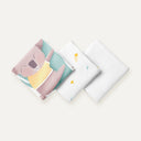 Koko 100% Organic Cotton Washed Muslin 3-Piece Cover Set 55 x 55 cm