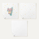 Koko 100% Organic Cotton Washed Muslin 3-Piece Cover Set 55 x 55 cm