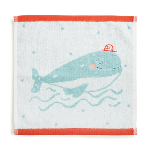 Boubou %100 Organik Pamuk Nakışlı İlk Havlum - 30x30cm