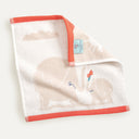 Oli Embroidered 100% Organic Cotton Hand Towel 30 x 30 cm