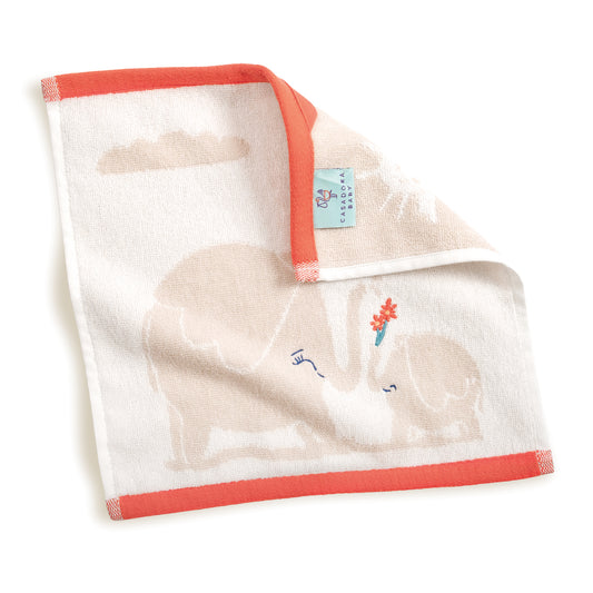 Oli %100 Organik Pamuk Nakışlı İlk Havlum - 30x30cm