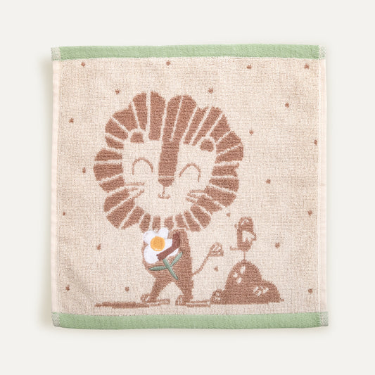 Simba %100 Organik Pamuk Nakışlı İlk Havlum - 30x30cm