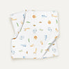 Safari 100% Organic Cotton Muslin Blanket Set (70x70 cm, 3-Piece)