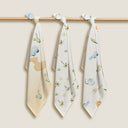 Safari %100 Organik Pamuk Müslin 3'lü Örtü Seti 70 x 70 cm