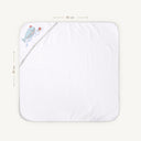 Boubou Embroidered 100% Organic Cotton Baby Swaddle Towel 80 x 80 cm