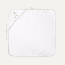 Feather Nakışlı %100 Organik Pamuk Bebek Havlu Kundak 80 x 80 cm