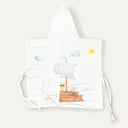 Funny Ship Muslin Poncho