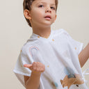 Happy Tony Muslin Poncho