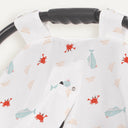 UV Korumalı Boubou Müslin Çıtçıtlı Puset Örtüsü UPF 30+