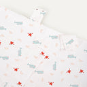 UV Korumalı Boubou Müslin Çıtçıtlı Puset Örtüsü UPF 30+