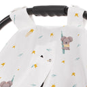 UV Korumalı Koko Müslin Çıtçıtlı Puset Örtüsü (UPF 30+)