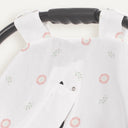 UV Korumalı Loulou Müslin Çıtçıtlı Puset Örtüsü UPF 30+