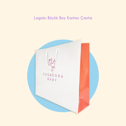 Casadora Baby Logo Cardboard Bag - Large