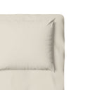 Beige 100% Organic Cotton Baby Fitted Sheet Set 70 x 140 cm