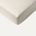 Beige 100% Organic Cotton Baby Fitted Sheet Set 70 x 140 cm