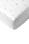 Circus Spannbettlaken-Set aus 100 % Bio-Baumwollsatin – 140 x 200 x 30 + 50 x 70 cm