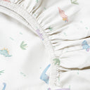 Dino 100% Organic Cotton Kids' Fitted Sheet Set 120 x 200 cm
