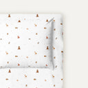 Forest Amigos 100% Organic Cotton Baby Fitted Sheet Set 70 x 140 cm