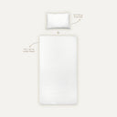 Stars %100 Organik Pamuk Saten Bebek Lastikli Çarşaf Seti 70 x 140 cm