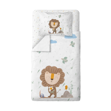 Simba 100% Cotton Satin Single Child Duvet Cover Set