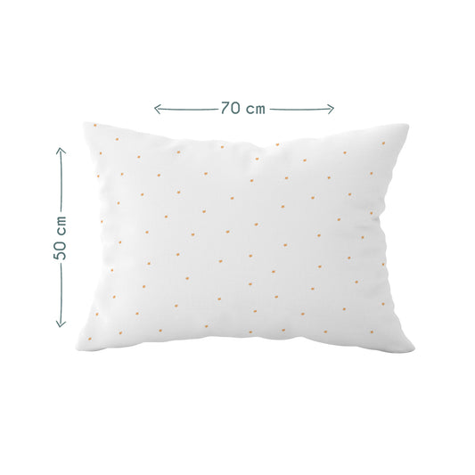 Stars 100% Pamuk Saten Bebek Yastık Kılıfı - 50x70 cm
