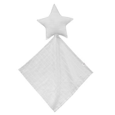 100% Organic Cotton Muslin Sleep Companion White