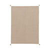 100% Organic Cotton Baby Waffle Blanket - Beige - 90 x 120 cm