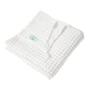 100% Cotton Single Waffle Blanket - White - 160 x 220 cm