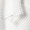 100% Cotton Baby Waffle Blanket - White - 90 x 120 cm