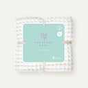 Waffle Beyaz %100 Organik Pamuk Bebek Pike 90 x 120 cm