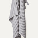 Waffle Gri %100 Organik Pamuk Tek Kişilik Pike 160 x 220 cm